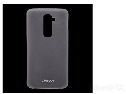 Pouzdro JEKOD PP ultratenký 0,3 mm kryt White + fólie pro LG D802 G2