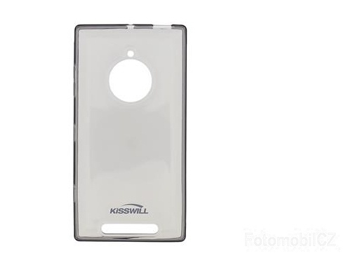 Kisswill TPU černé transparentní silikonové pouzdro pro Nokia Lumia 830
