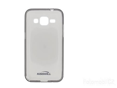 Kisswill TPU černé transparentní silikonové pouzdro pro Samsung G360 Galaxy Core Prime