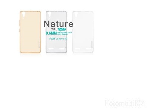 Nillkin Nature TPU průhledné silikonové pouzdro Grey pro Lenovo A6000 / A6010