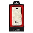 GUFLHP5CRB Guess Croco Folio Pouzdro pro iPhone 5 Beige (EU Blister)