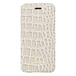 GUFLBKP6CRB Guess Croco knížkové pouzdro Beige pro iPhone 6 4.7