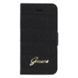 GUFLHP4CMB Guess Croco Folio Pouzdro pro iPhone 4 / 4S Black