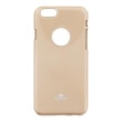 Mercury Jelly silikonové pouzdro pro iPhone 6 / 6S GOLD zlatá barva