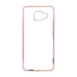 Kisswill TPU silikonové transparentní pouzdro / Rose GOLD zlatá barva pro Samsung A310 Galaxy A3 2016