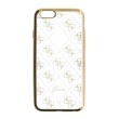 GUHCP6TR4GG Guess 4G TPU silikonové pouzdro GOLD zlatá barva pro iPhone 6 / 6S