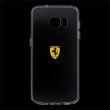 FEHCS7TR1 Ferrari Racing TPU silikonové pouzdro Transparent pro Samsung G930 Galaxy S7