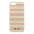 GUHCP7STGPI Guess Ethnic Chic Stripes 3D TPU silikonové pouzdro PINK růžová barva pro iPhone 7 / 8 / SE 2020 / SE 2022