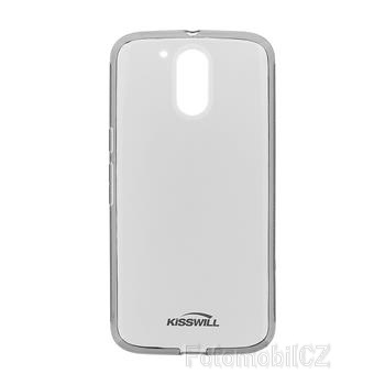 Kisswill TPU černé transparentní silikonové pouzdro pro Lenovo Moto G4 Plus