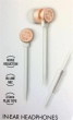 GUEPWIGO Guess Wire Stereo Sluchátka WHITE bílá barva / GOLD zlatá barva