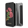 GUFLBKPXEROBK Guess Flower Desire knížkové pouzdro Black pro iPhone X  /  XS