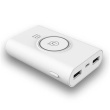 USAMS US-CD31 Power Bank 8000 mAh vč. Bezdrátového Dobíjení WHITE bílá barva (EU Blister)