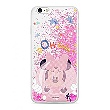 Disney Minnie 046 Glitter Back Cover PINK růžová barva pro iPhone 5 / 5S / SE