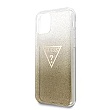GUHCN65SGTLGO Guess Solid Glitter Zadní Kryt pro iPhone 11 Pro Max GOLD zlatá barva (EU Blister)