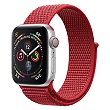 Tactical 545 Látkový Řemínek pro Apple Watch 1 / 2 / 3 / 4 / 5 / 6 / SE 42 / 44mm Red