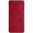 Nillkin Qin knížkové pouzdro pro Samsung Galaxy A30s / A50s Red + sklo na displej