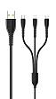 USAMS SJ367 U35 Nabíjecí Kabel 3v1 Black