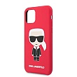 KLHCN58SLFKRE Karl Lagerfeld Iconic Body Kryt pro iPhone 11 pro  Red