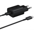 EP-TA800EBE + EP-DA905BBE Samsung USB-C Cestovní nabíječka Black (Bulk)