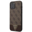 GUHCP12LPU4GHBR Guess 4G Triangle Zadní Kryt pro iPhone 12 Pro Max 6.7 Brown