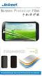 JEKOD Ochranná Folie pro Sony D2303 Xperia M2
