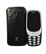Kožené pouzdro OZBO Piega černé pro Nokia 3310