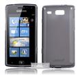 Silikonové ochranné pouzdro JEKOD TPU + fólie Black pro Samsung i8350 Omnia W