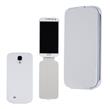 Pouzdro flap ANYMODE pro Samsung i9505 Galaxy S4, bílé + fólie na displej