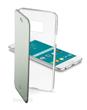 Průhledné pouzdro typu kniha CellularLine Clear Book pro Samsung Galaxy S6, zelené