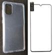 Silikonové TPU pouzdro Slim 1mm pro Samsung Galaxy A70 transparentní + ochranné sklo
