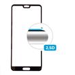 Ochranné tvrzené sklo FIXED Full-Cover pro Huawei P20, přes celý displej, černé, 0.33 mm